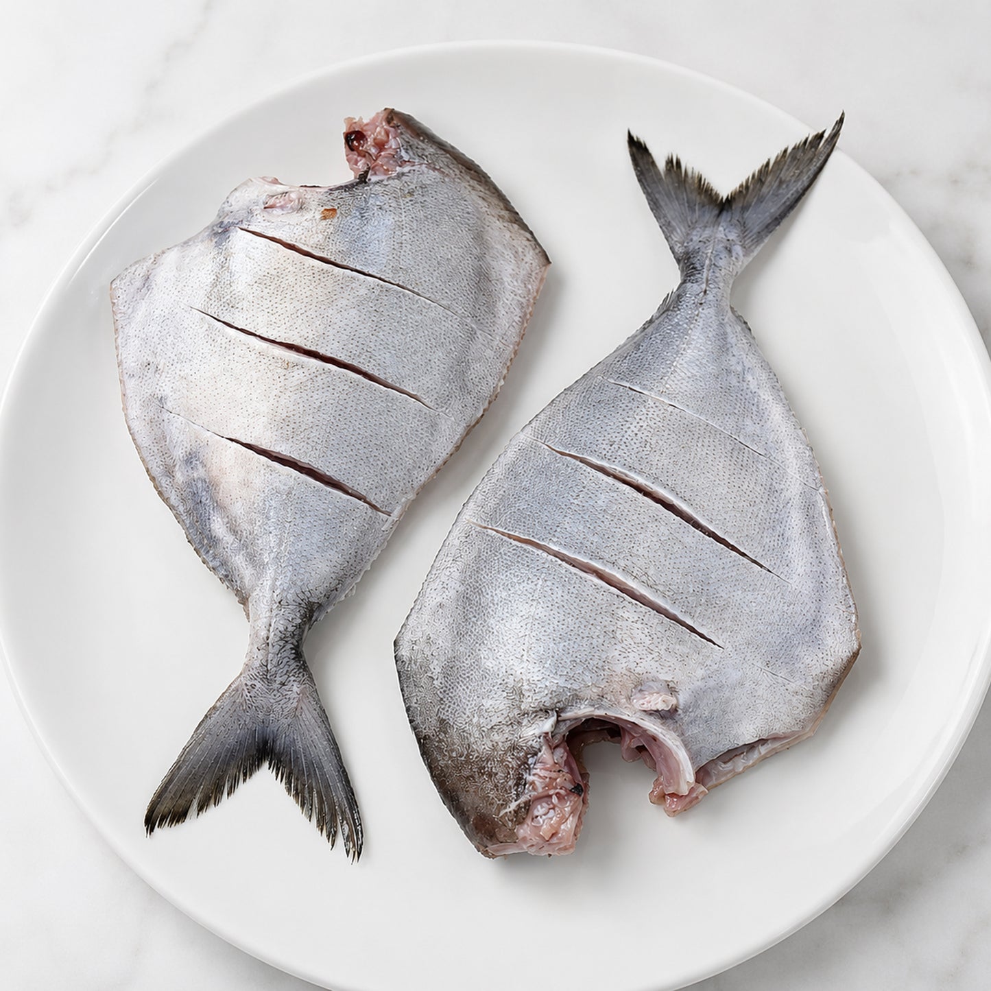 CLEANED BLACK POMFRET ( കറുത്ത ആവോലി) 500G
