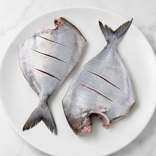 CLEANED BLACK POMFRET ( കറുത്ത ആവോലി) 500G