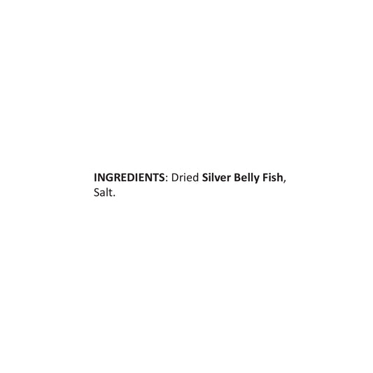 Dried Silver Belly 100g